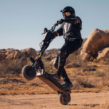 kaabo-warrior-11-pro-plus-electric-scooter-off-road-wheelie